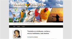 Desktop Screenshot of farreviajes.com