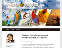 Tablet Screenshot of farreviajes.com